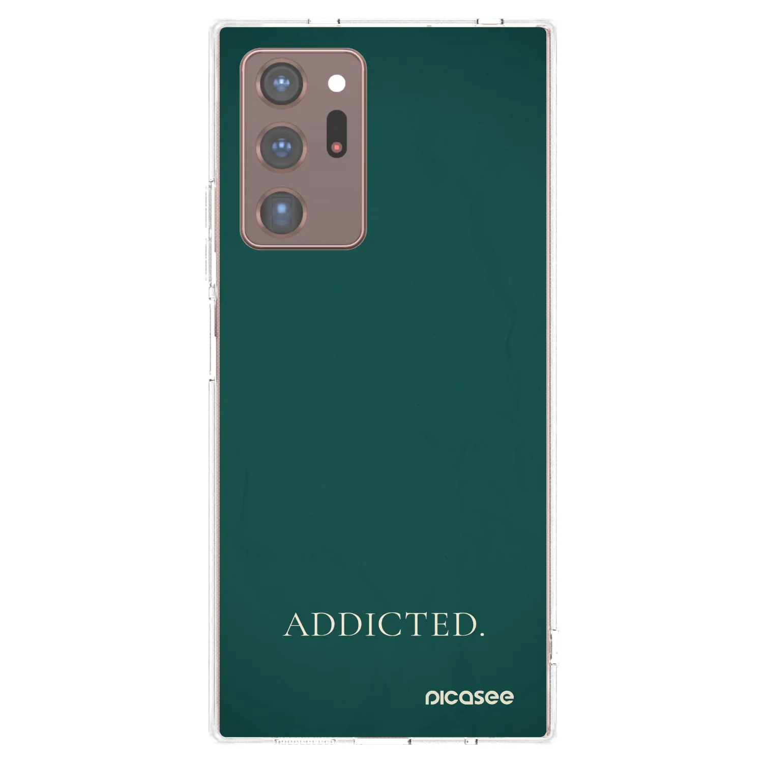 Picasee silikonska prozirna maskica za Samsung Galaxy Note 20 Ultra - Addicted