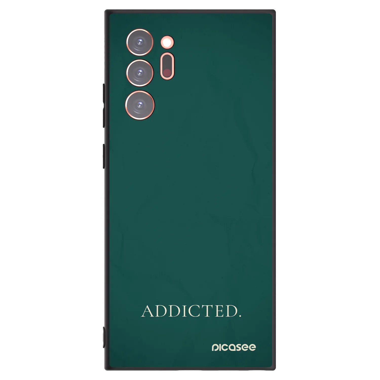 Picasee crna silikonska maskica za Samsung Galaxy Note 20 Ultra - Addicted