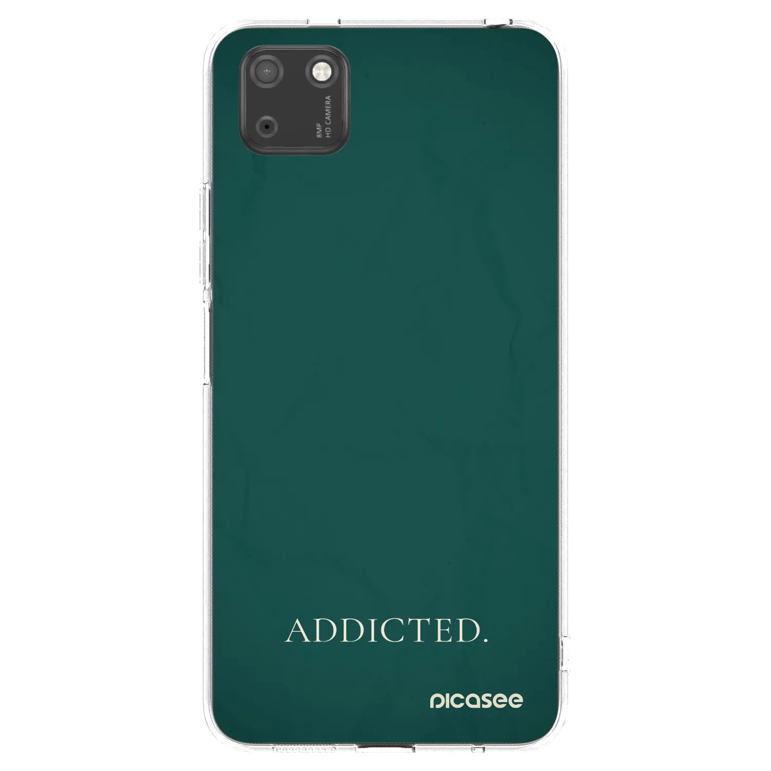 Picasee silikonska prozirna maskica za Huawei Y5P - Addicted