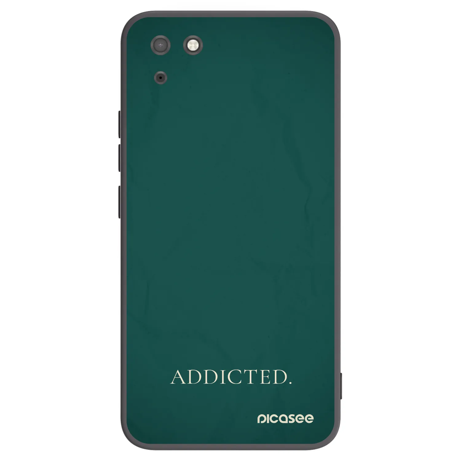 Picasee crna silikonska maskica za Huawei Y5P - Addicted