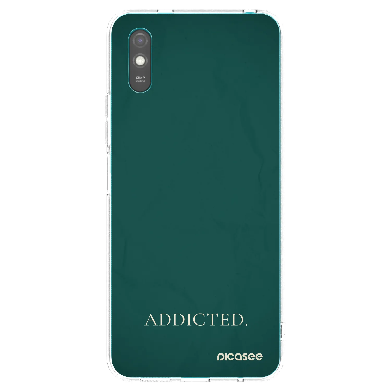 Picasee silikonska prozirna maskica za Xiaomi Redmi 9A - Addicted