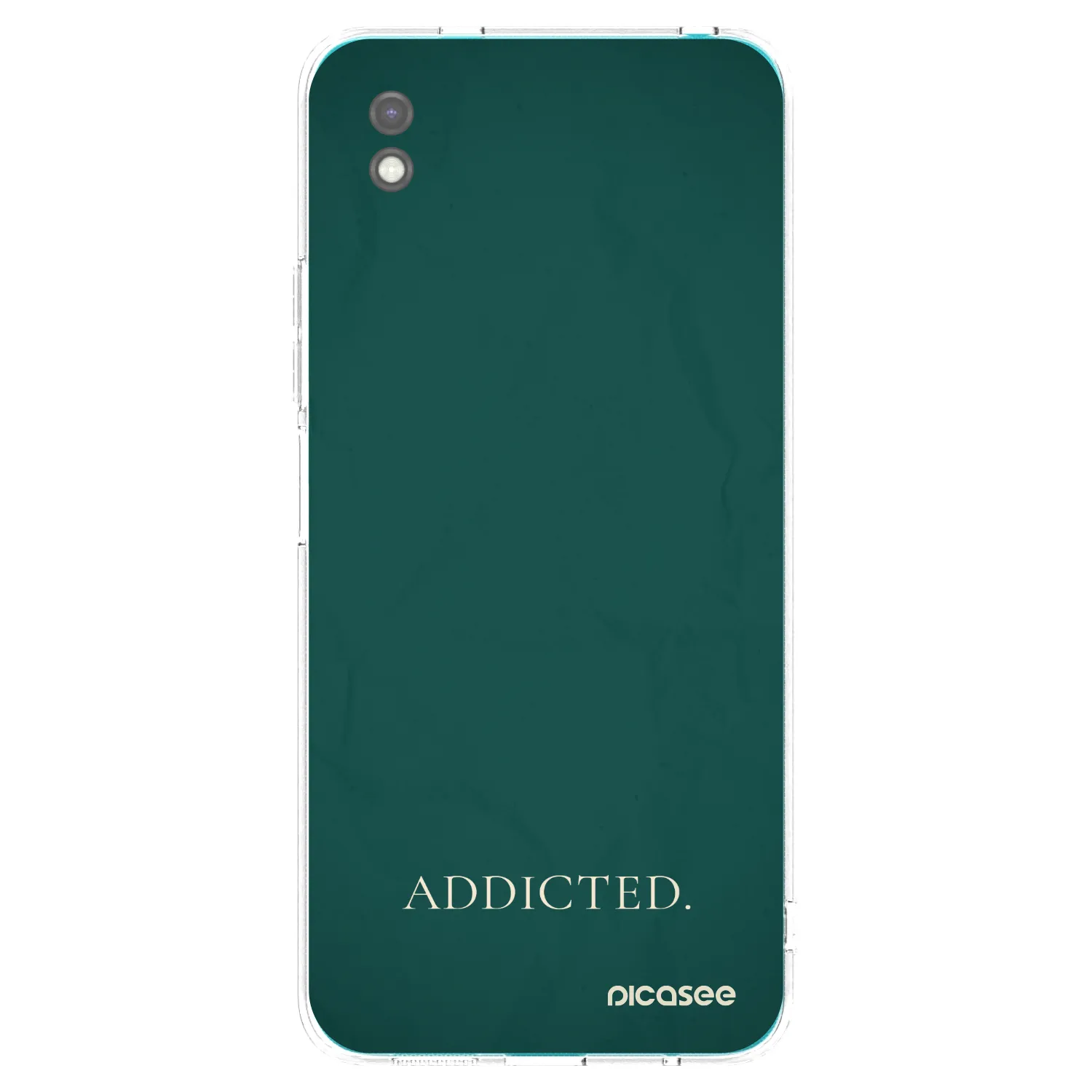Picasee crna silikonska maskica za Xiaomi Redmi 9A - Addicted