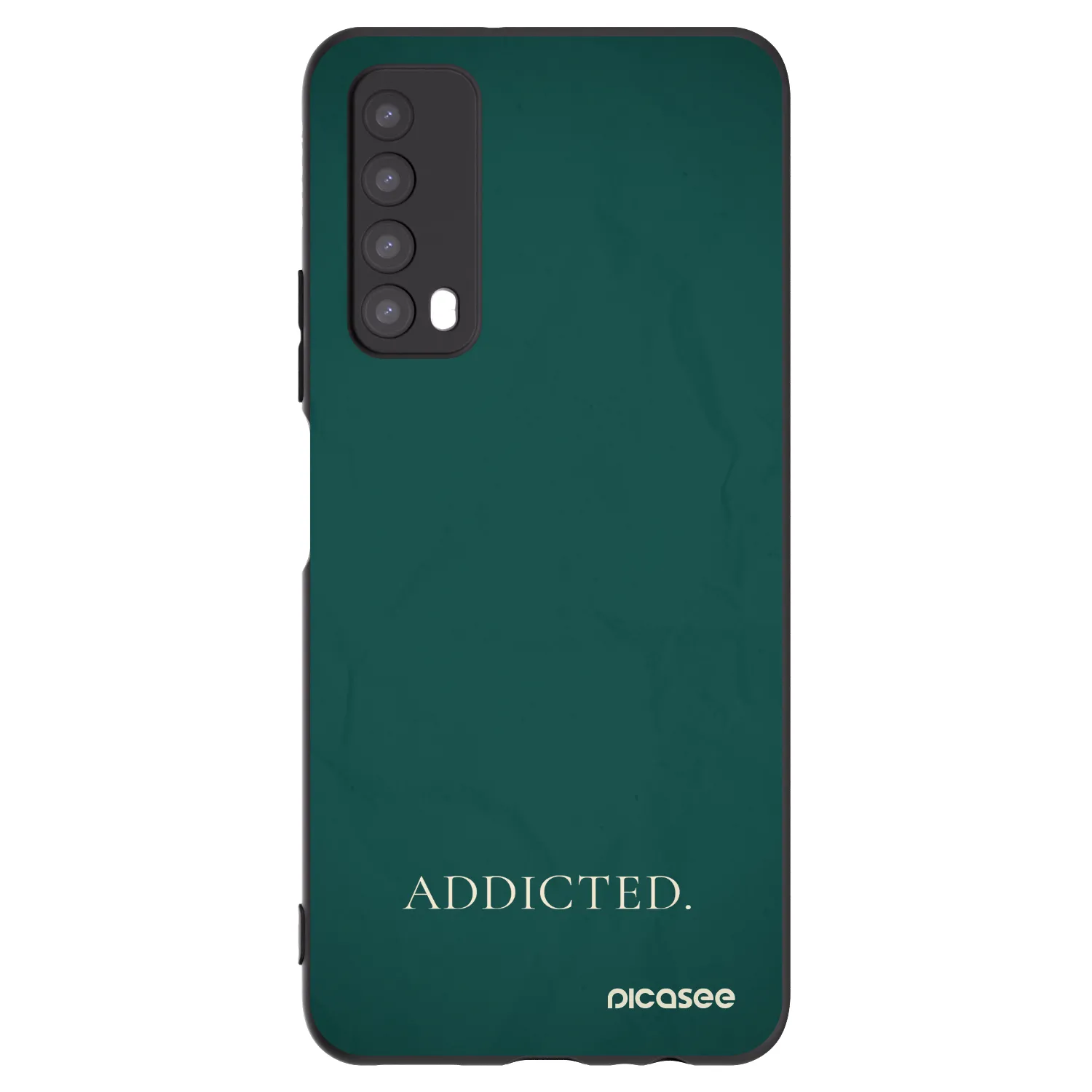 Picasee crna silikonska maskica za Huawei P Smart 2021 - Addicted