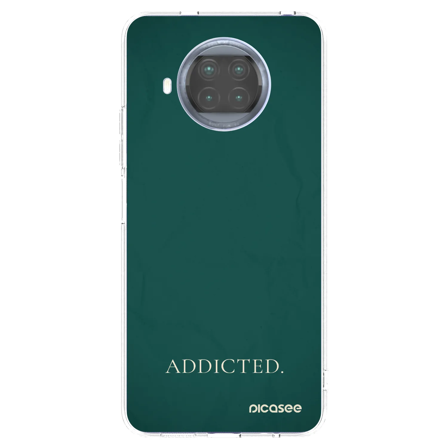 Picasee silikonska prozirna maskica za Xiaomi Mi 10T Lite - Addicted