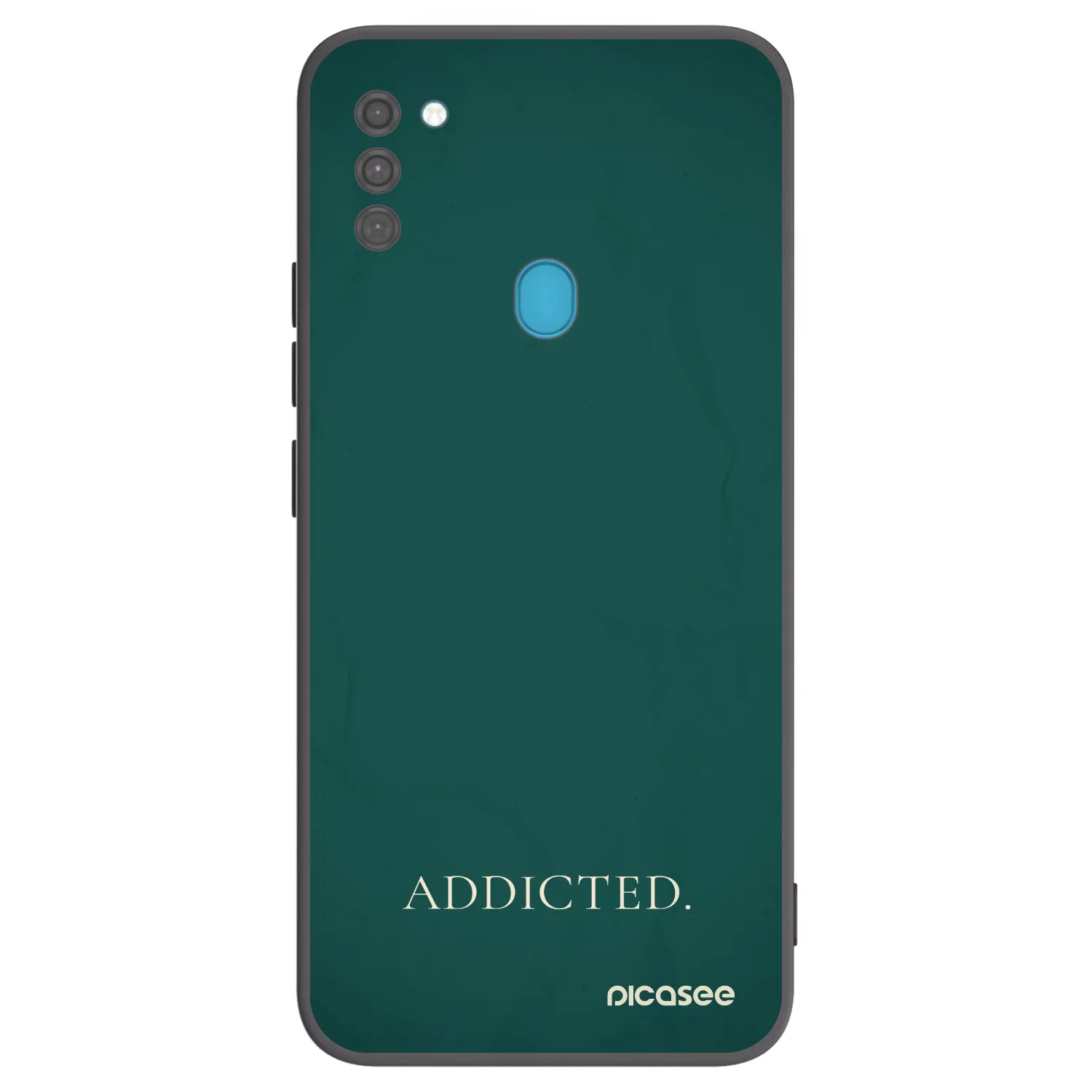 Picasee crna silikonska maskica za Samsung Galaxy M11 - Addicted