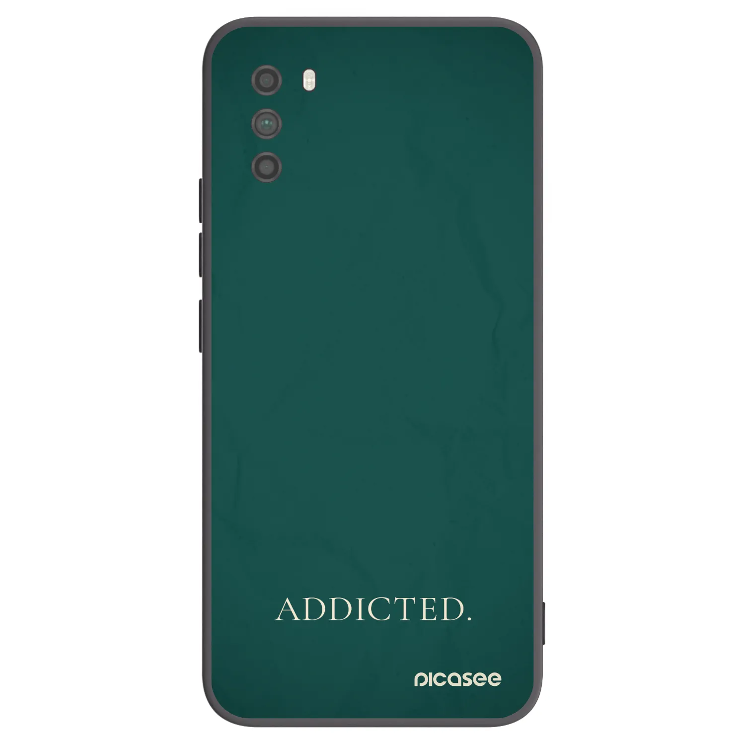 Picasee crna silikonska maskica za Xiaomi Poco M3 - Addicted