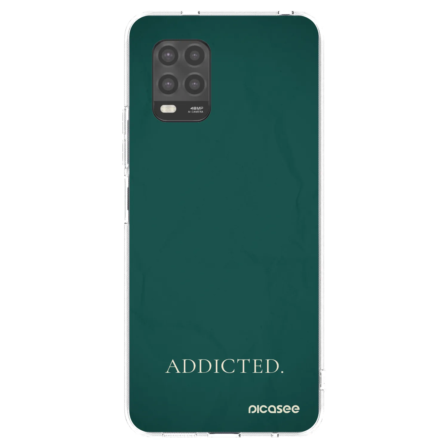 Picasee silikonska prozirna maskica za Xiaomi Mi 10 Lite - Addicted