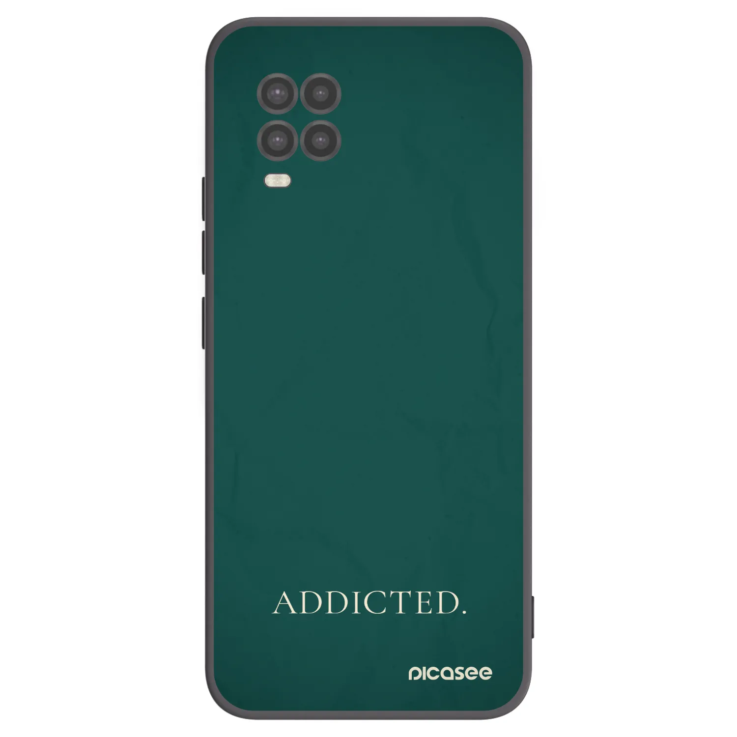 Picasee crna silikonska maskica za Xiaomi Mi 10 Lite - Addicted