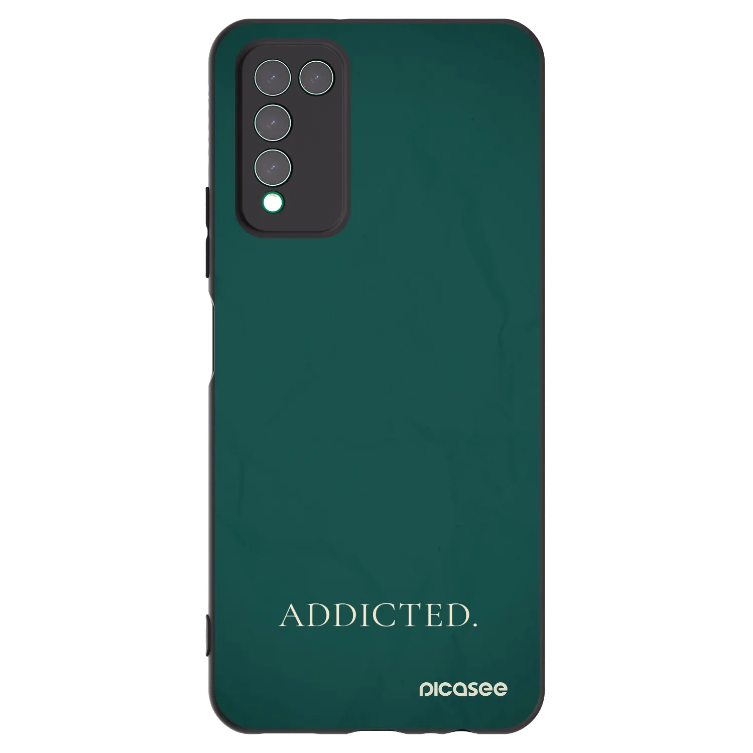 Picasee crna silikonska maskica za Honor 10X Lite - Addicted