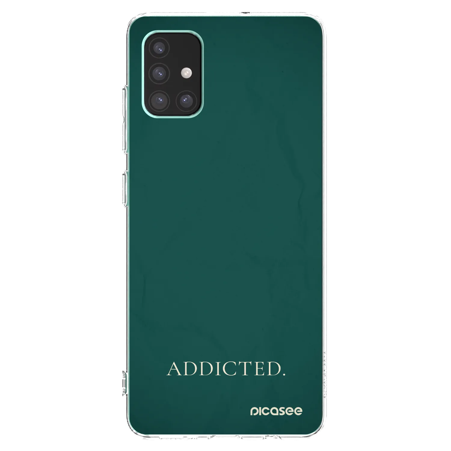 Picasee silikonska prozirna maskica za Samsung Galaxy M51 M515F - Addicted