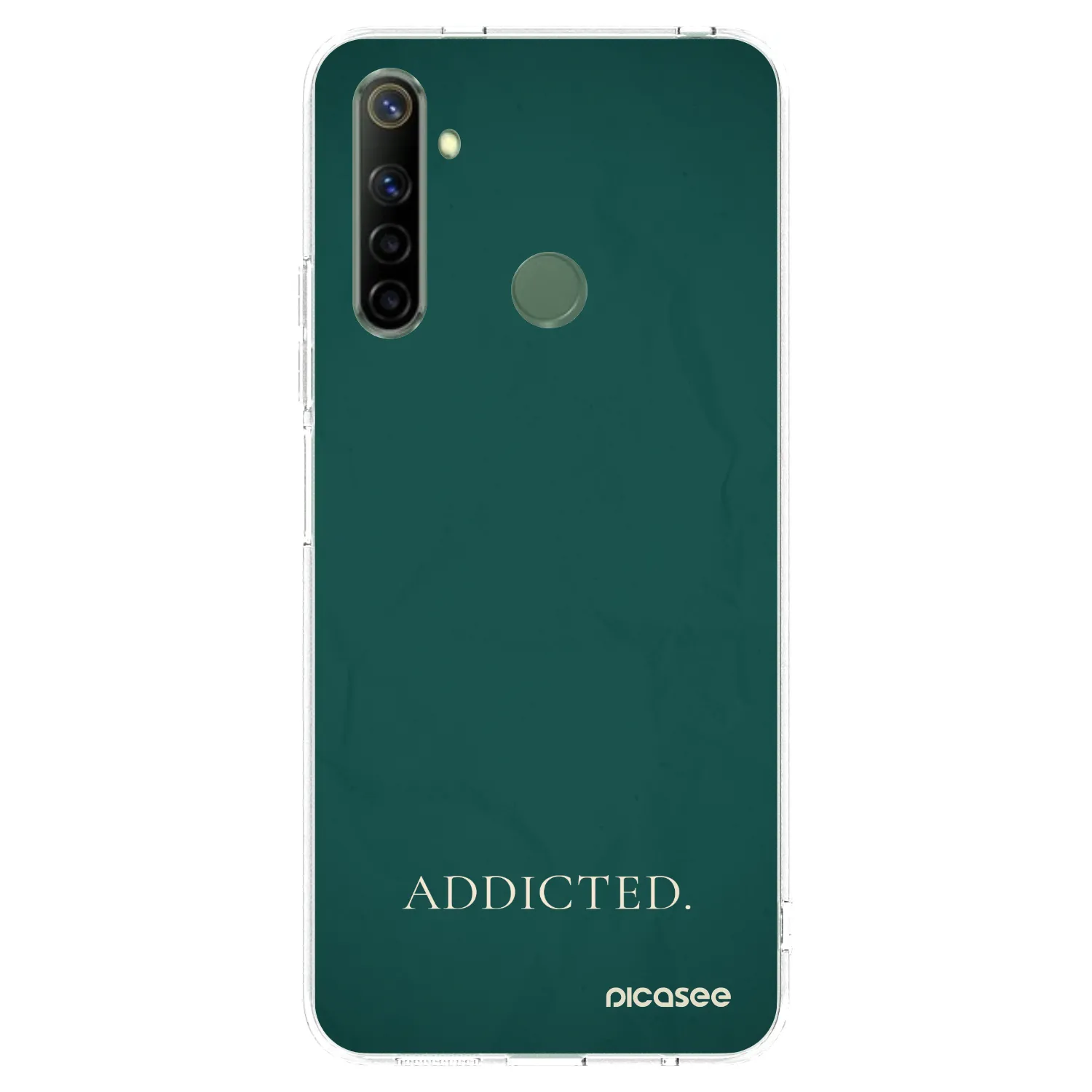 Picasee silikonska prozirna maskica za Realme 6i - Addicted
