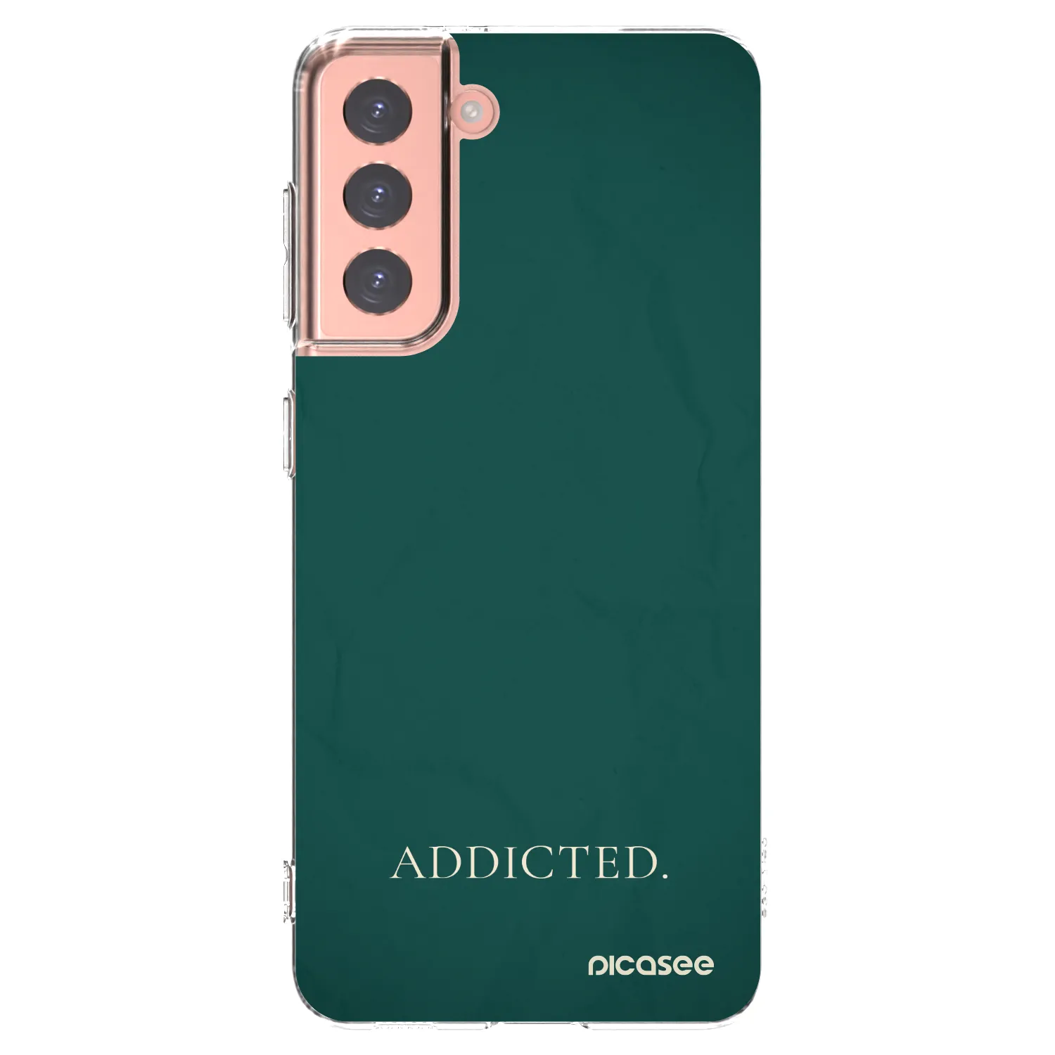 Picasee silikonska prozirna maskica za Samsung Galaxy S21 5G G991B - Addicted