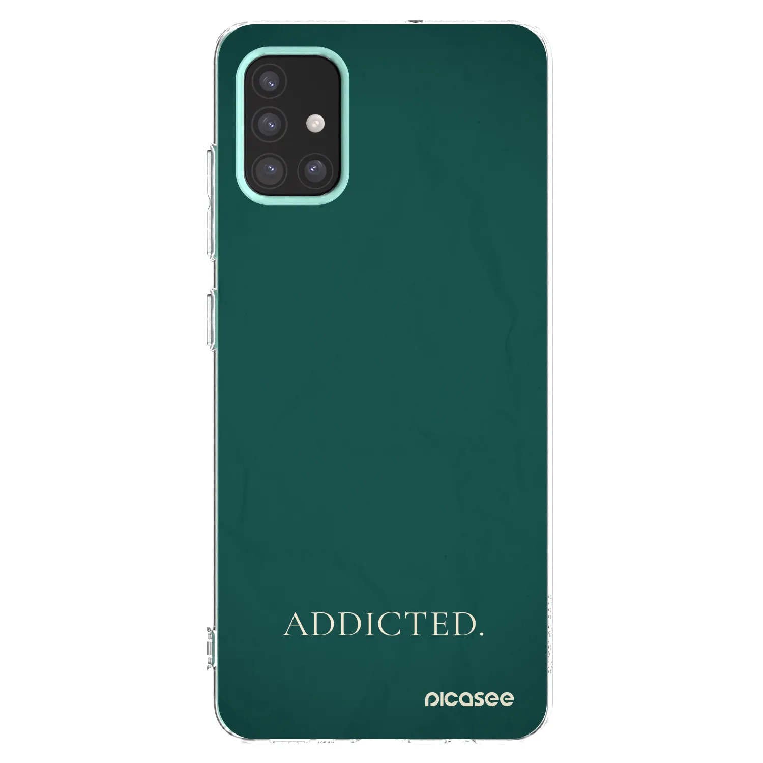 Picasee silikonska prozirna maskica za Samsung Galaxy M31s - Addicted