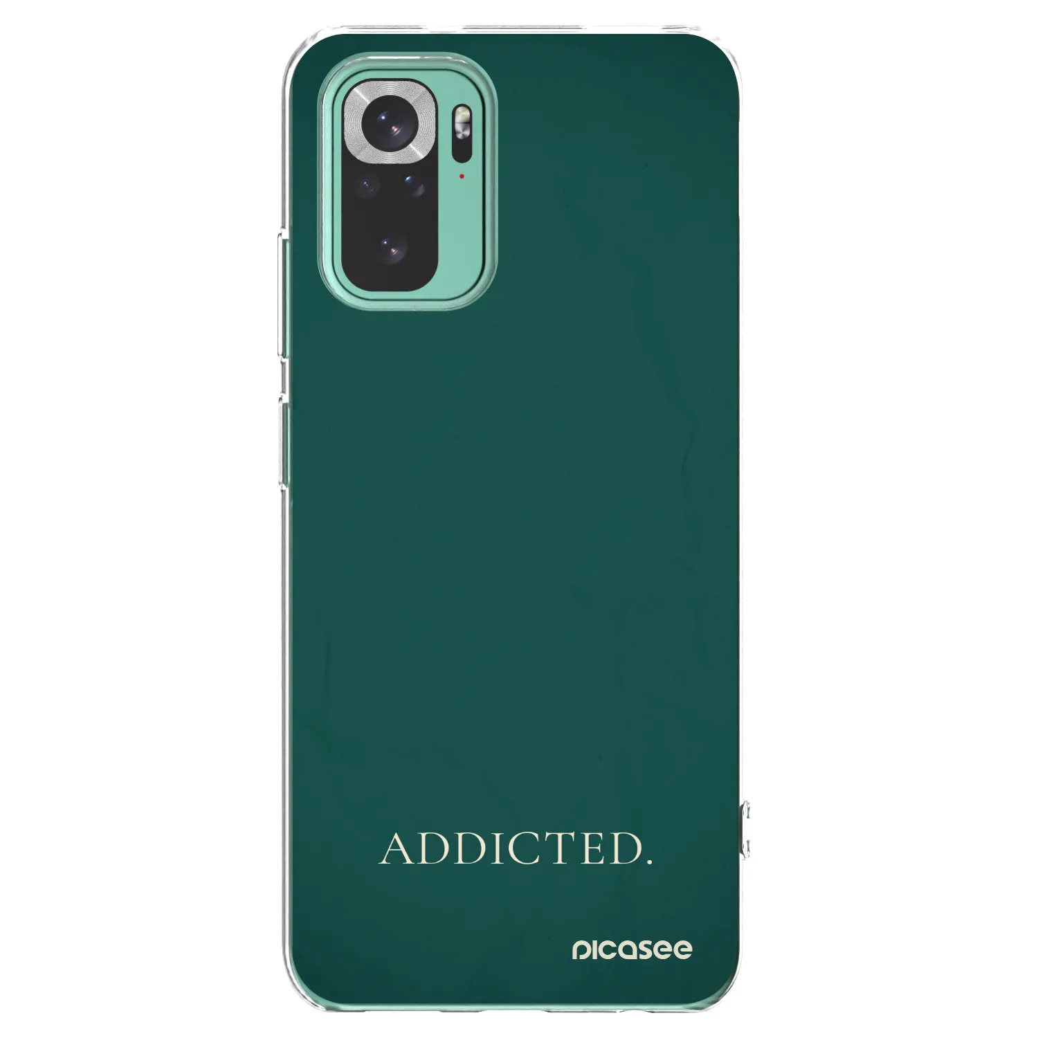 Picasee silikonska prozirna maskica za Xiaomi Redmi Note 10 Pro - Addicted