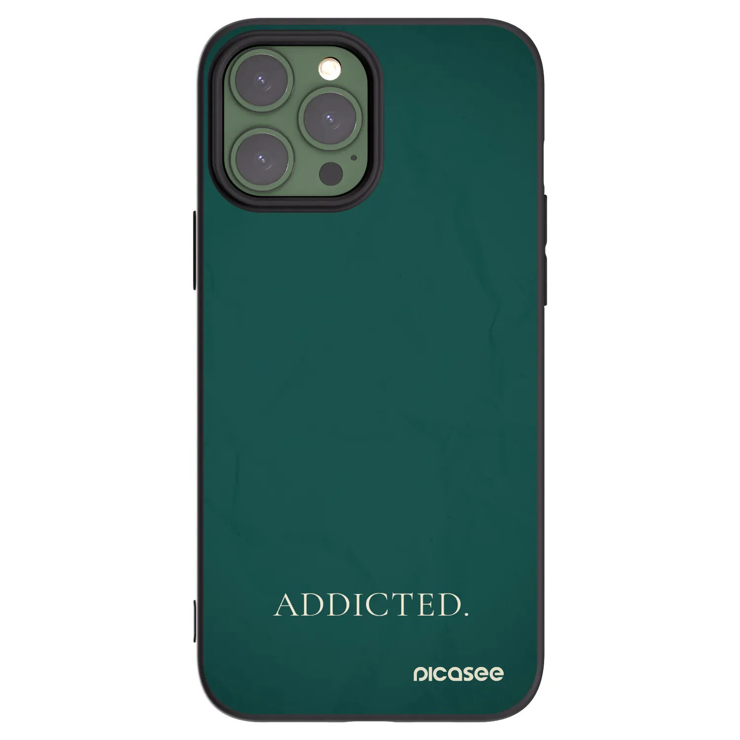 Picasee crna silikonska maskica za Apple iPhone 13 Pro Max - Addicted