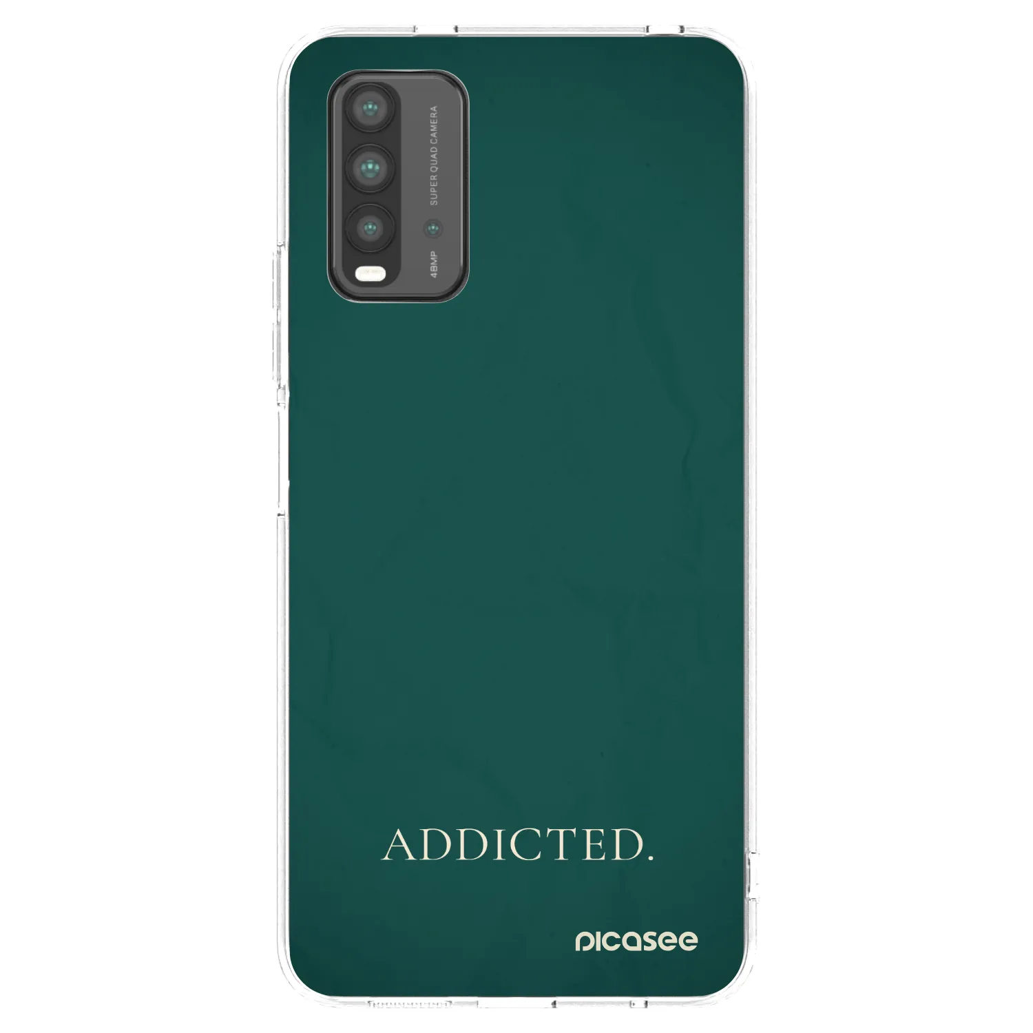 Picasee crna silikonska maskica za Xiaomi Redmi 9T - Addicted