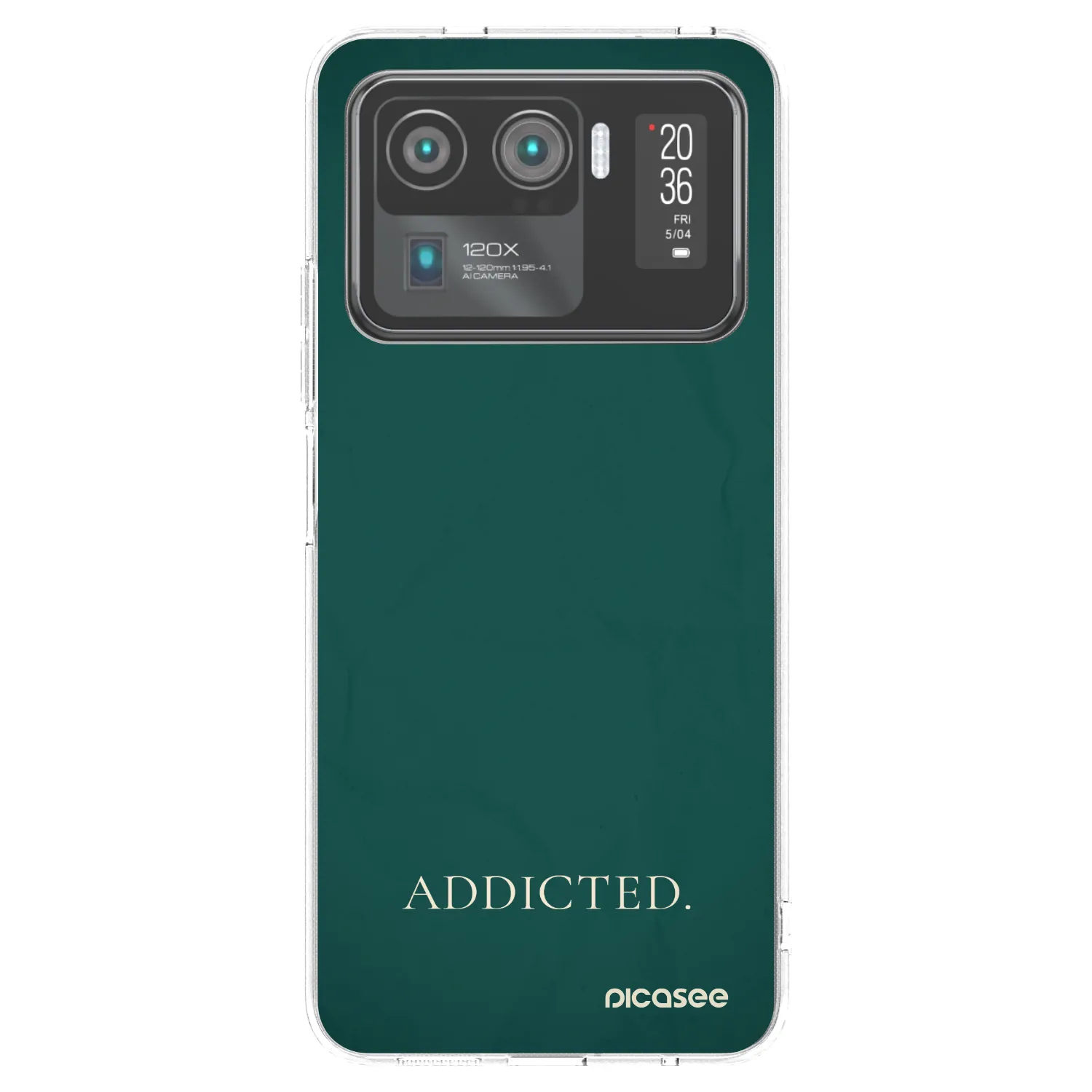 Picasee silikonska prozirna maskica za Xiaomi Mi 11 Ultra - Addicted