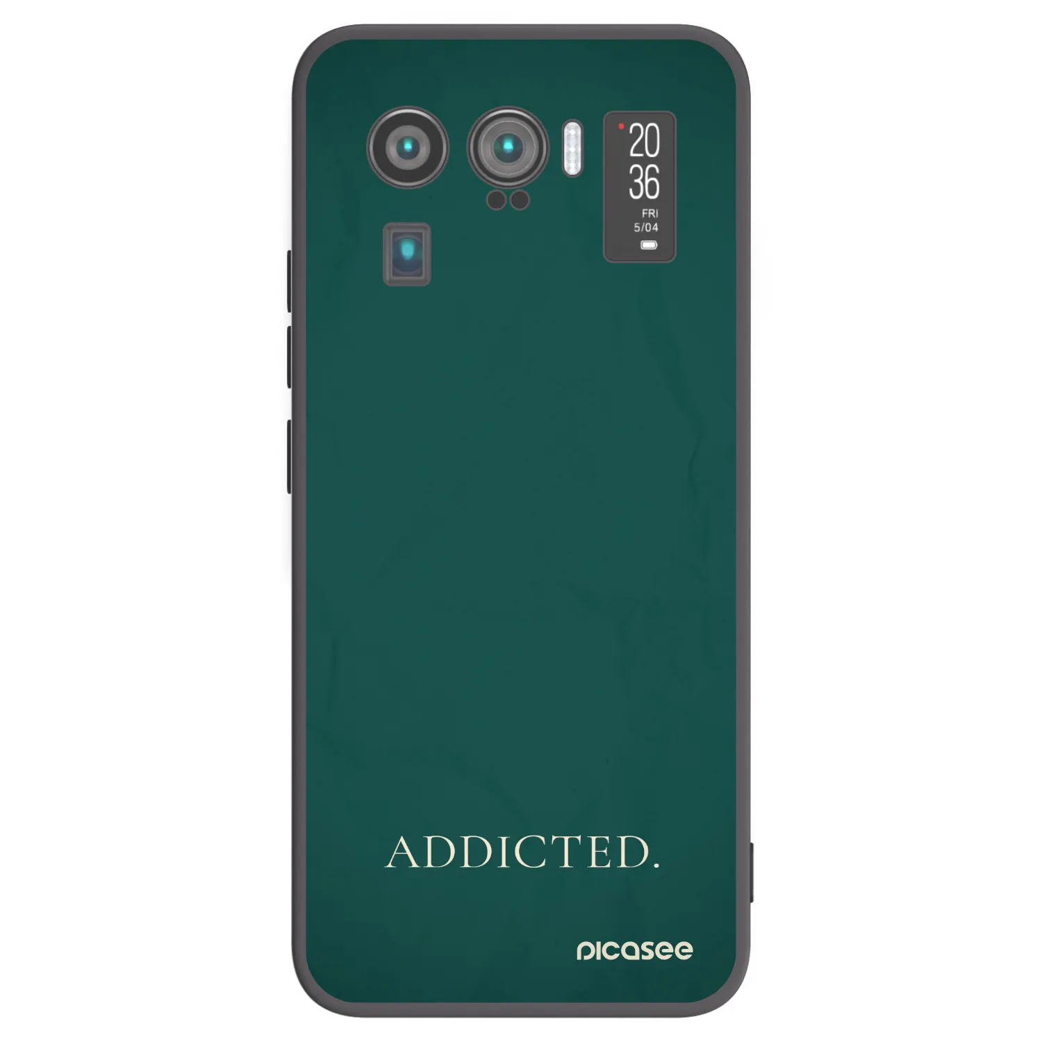 Picasee crna silikonska maskica za Xiaomi Mi 11 Ultra - Addicted