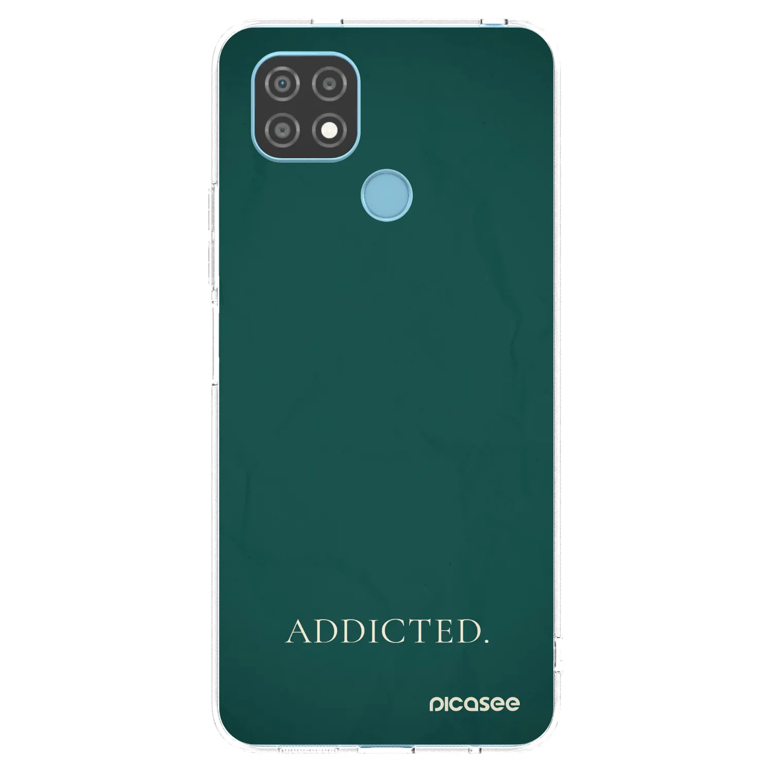 Picasee silikonska prozirna maskica za Realme C21 - Addicted