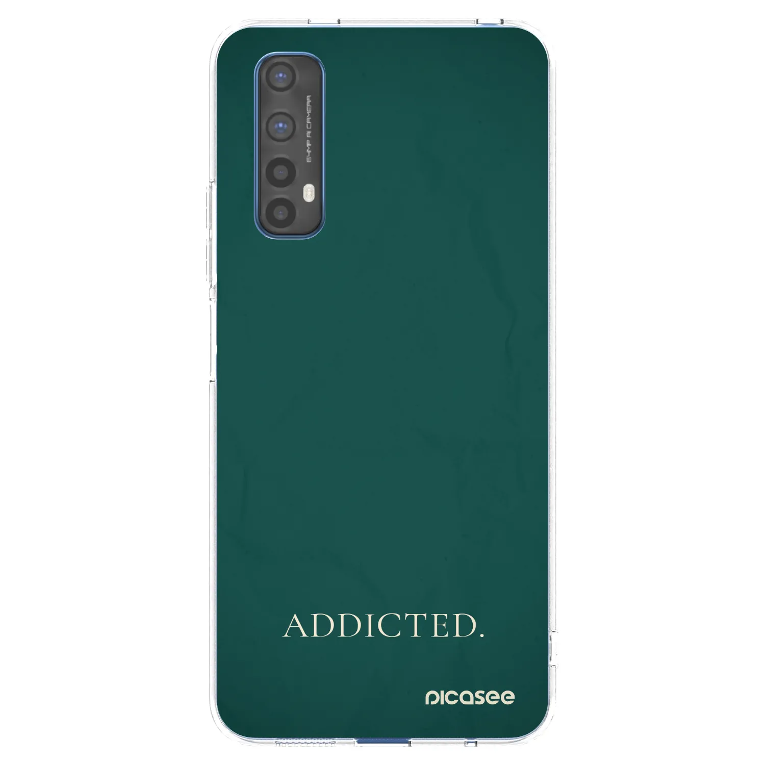 Picasee silikonska prozirna maskica za Realme 7 - Addicted