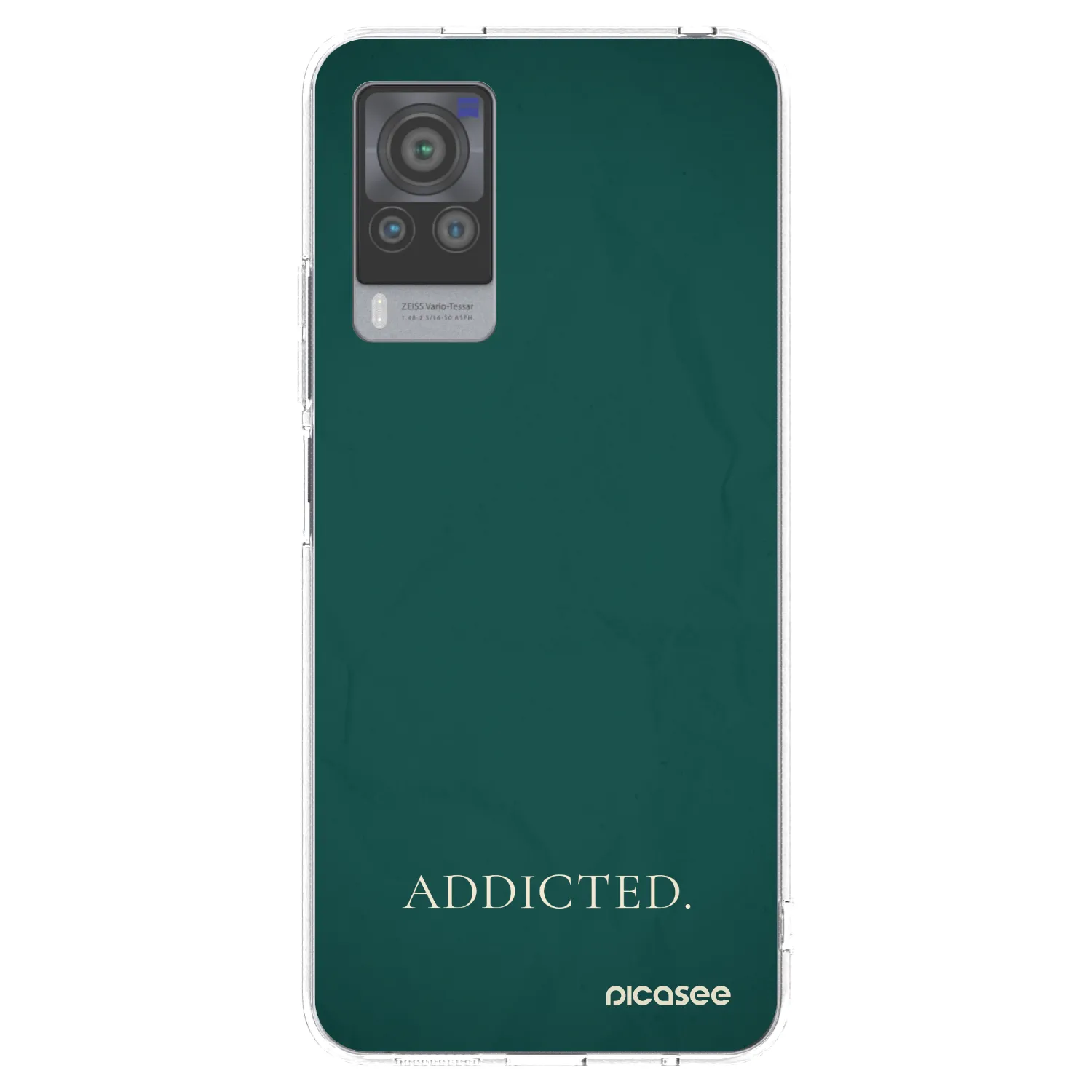 Picasee silikonska prozirna maskica za Vivo X60 Pro 5G - Addicted
