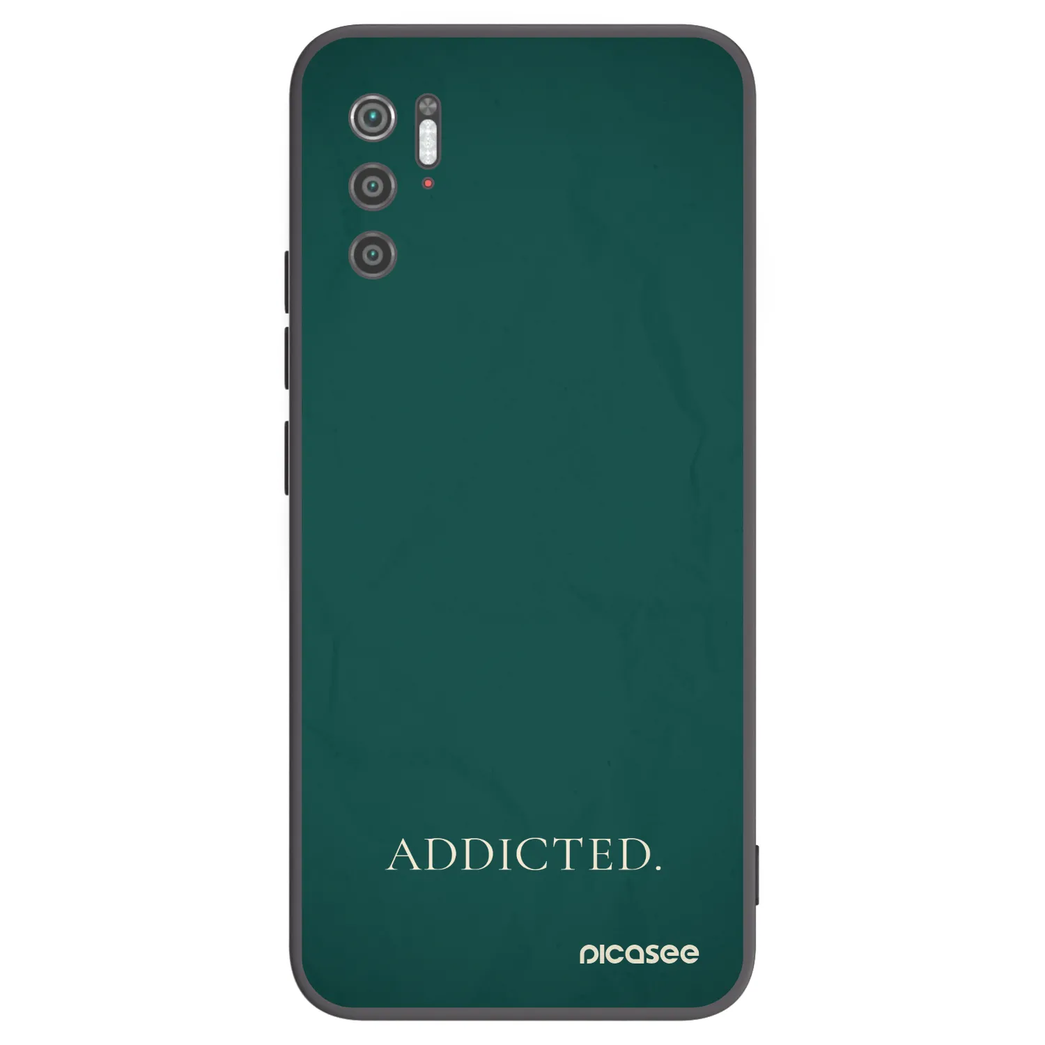 Picasee crna silikonska maskica za Xiaomi Poco M3 Pro 5G - Addicted
