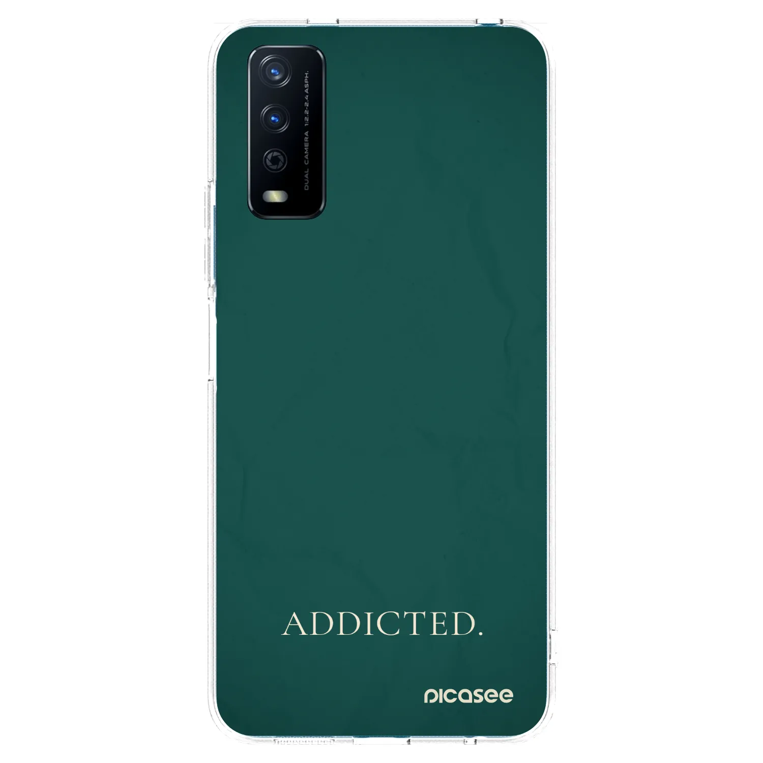 Picasee silikonska prozirna maskica za Vivo Y11s - Addicted
