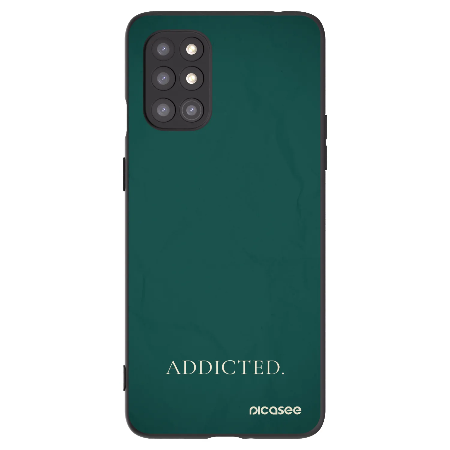 Picasee crna silikonska maskica za OnePlus 8T - Addicted