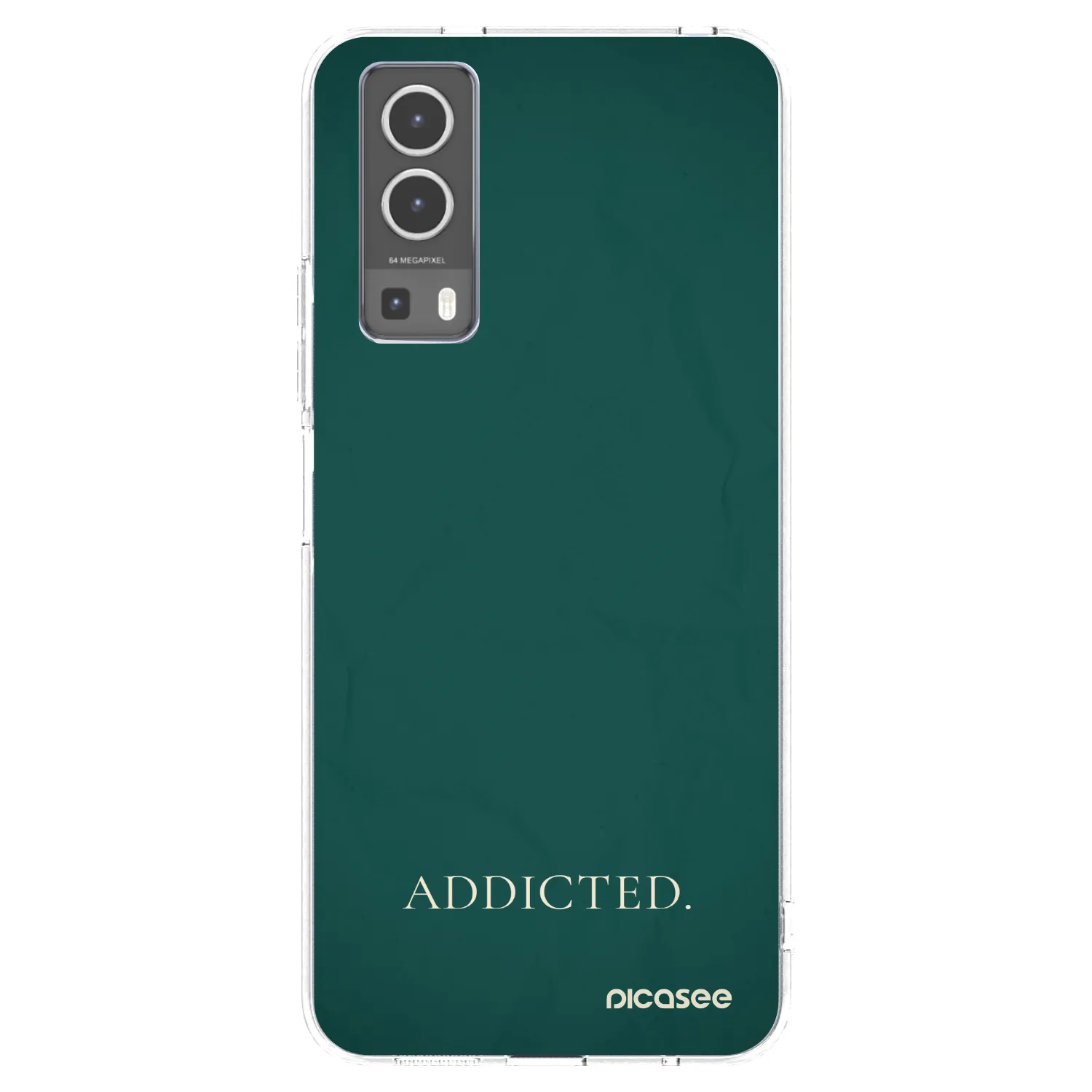 Picasee silikonska prozirna maskica za Vivo Y72 5G - Addicted