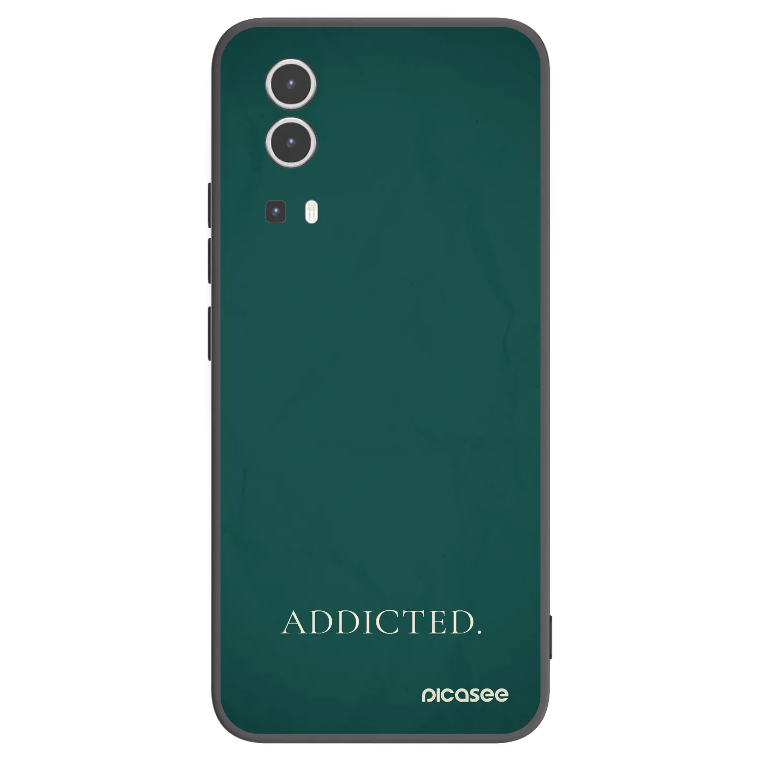 Picasee crna silikonska maskica za Vivo Y72 5G - Addicted