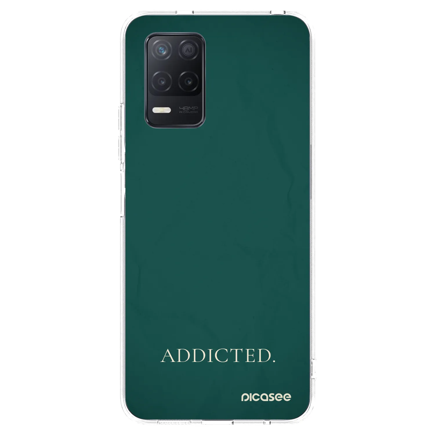 Picasee silikonska prozirna maskica za Realme 8 5G - Addicted