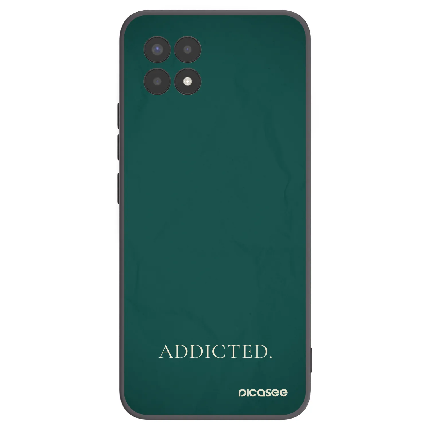 Picasee crna silikonska maskica za Realme 8i - Addicted