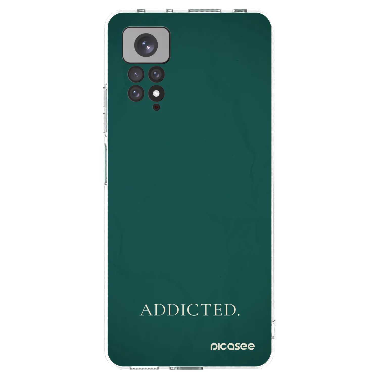 Picasee silikonska prozirna maskica za Xiaomi Redmi Note 11S 4G - Addicted