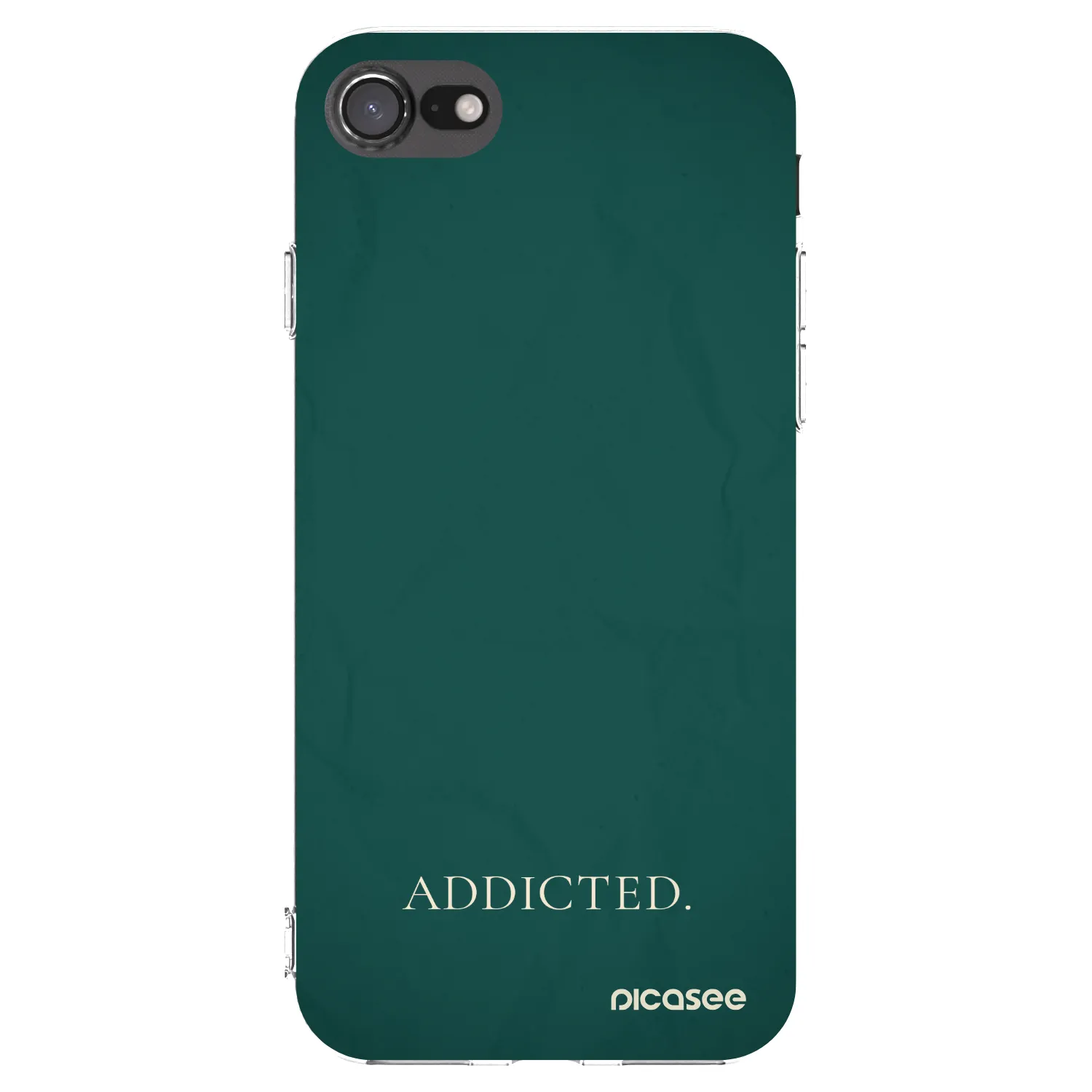 Picasee silikonska prozirna maskica za Apple iPhone SE 2022 - Addicted