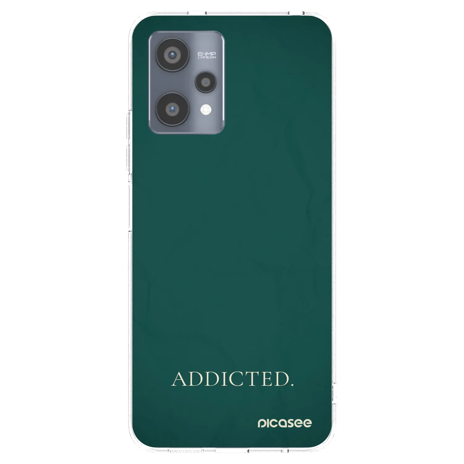 Picasee silikonska prozirna maskica za Realme 9 Pro 5G - Addicted