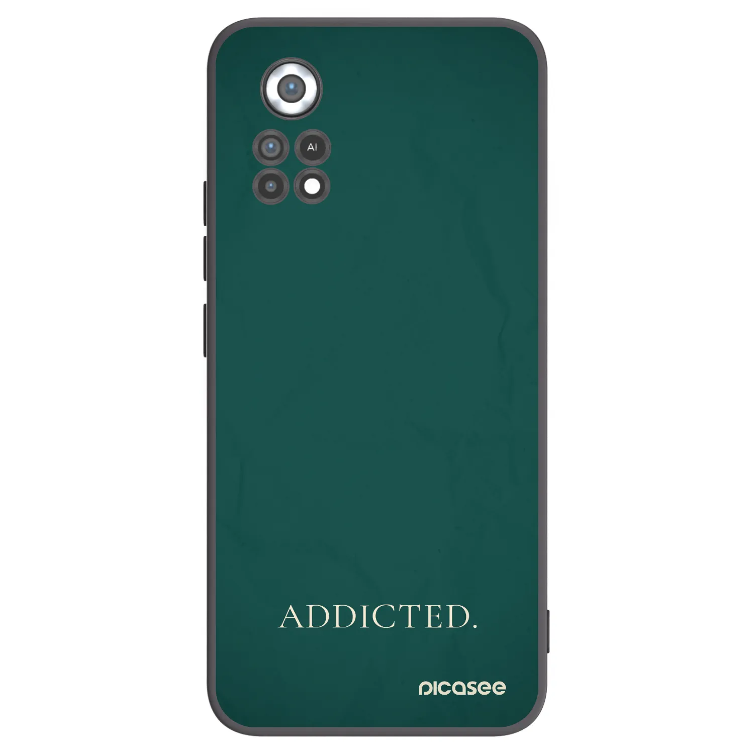 Picasee crna silikonska maskica za Xiaomi Poco X4 Pro 5G - Addicted