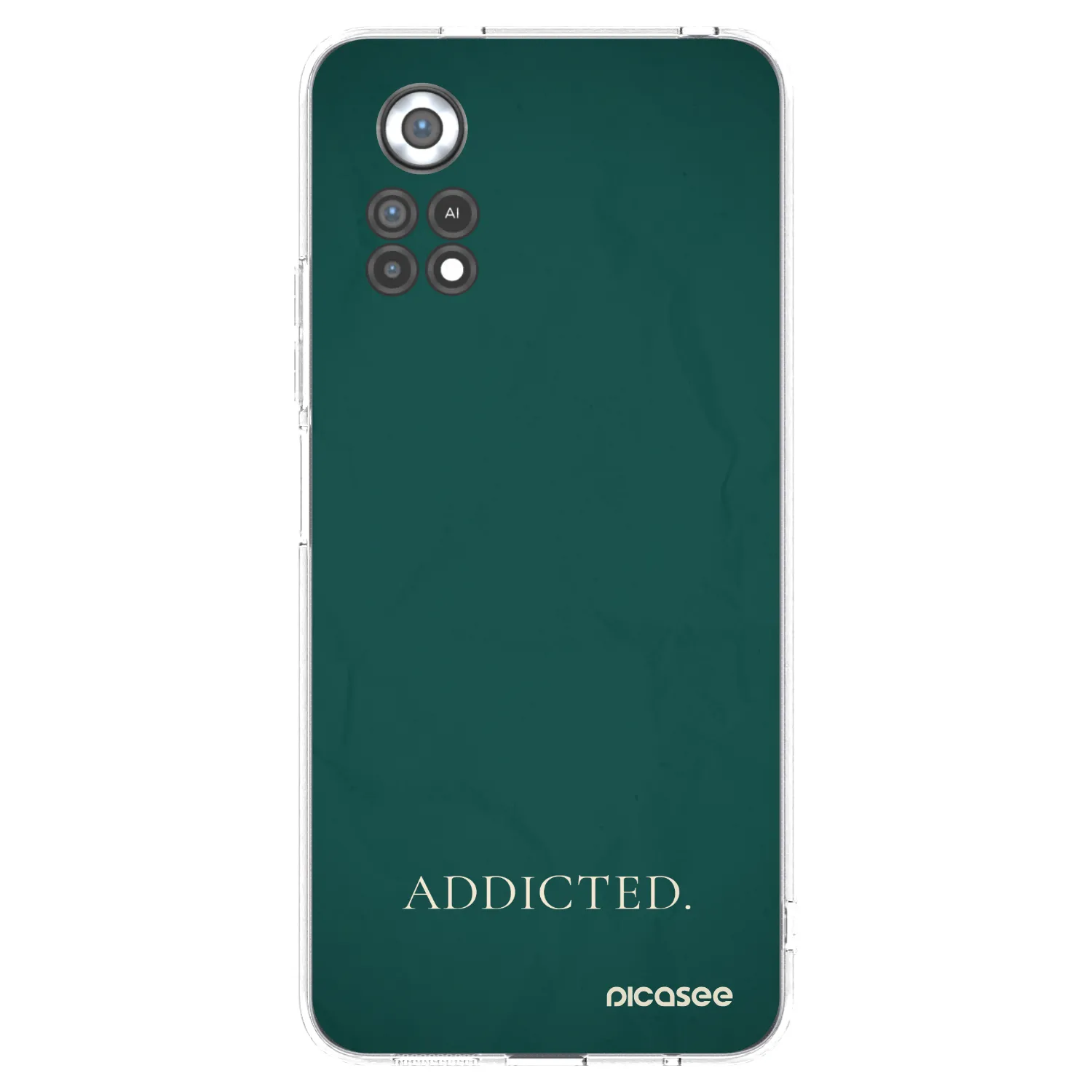 Picasee silikonska prozirna maskica za Xiaomi Poco X4 Pro 5G - Addicted