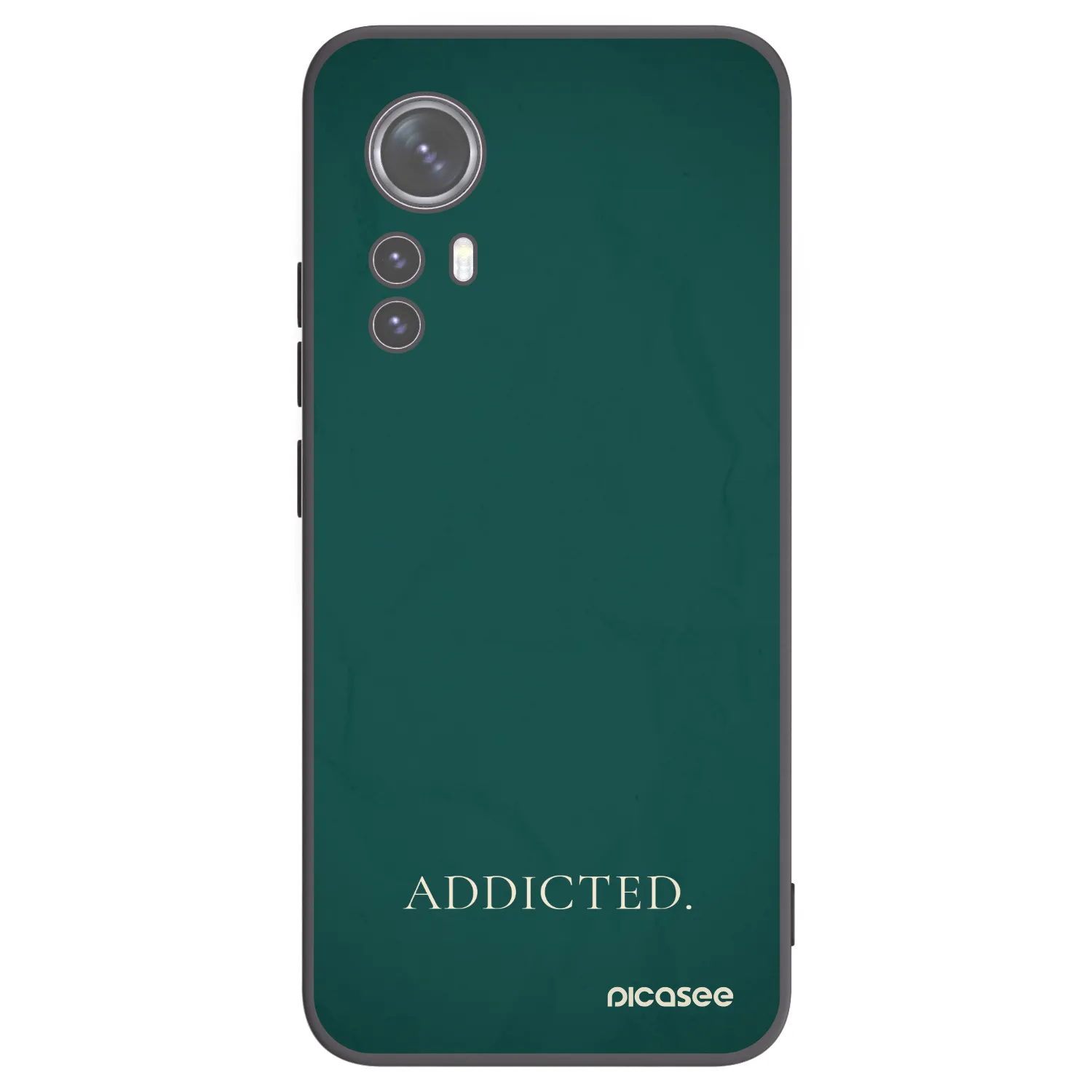 Picasee crna silikonska maskica za Xiaomi 12 - Addicted