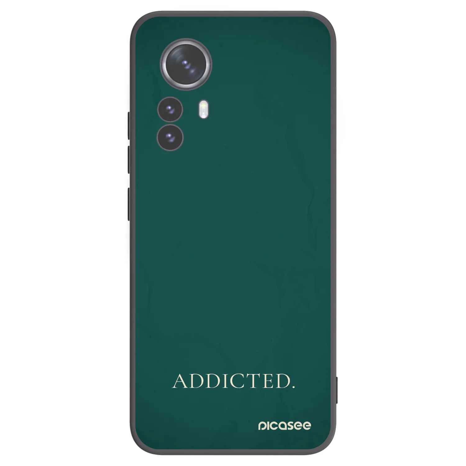 Picasee crna silikonska maskica za Xiaomi 12 Pro - Addicted