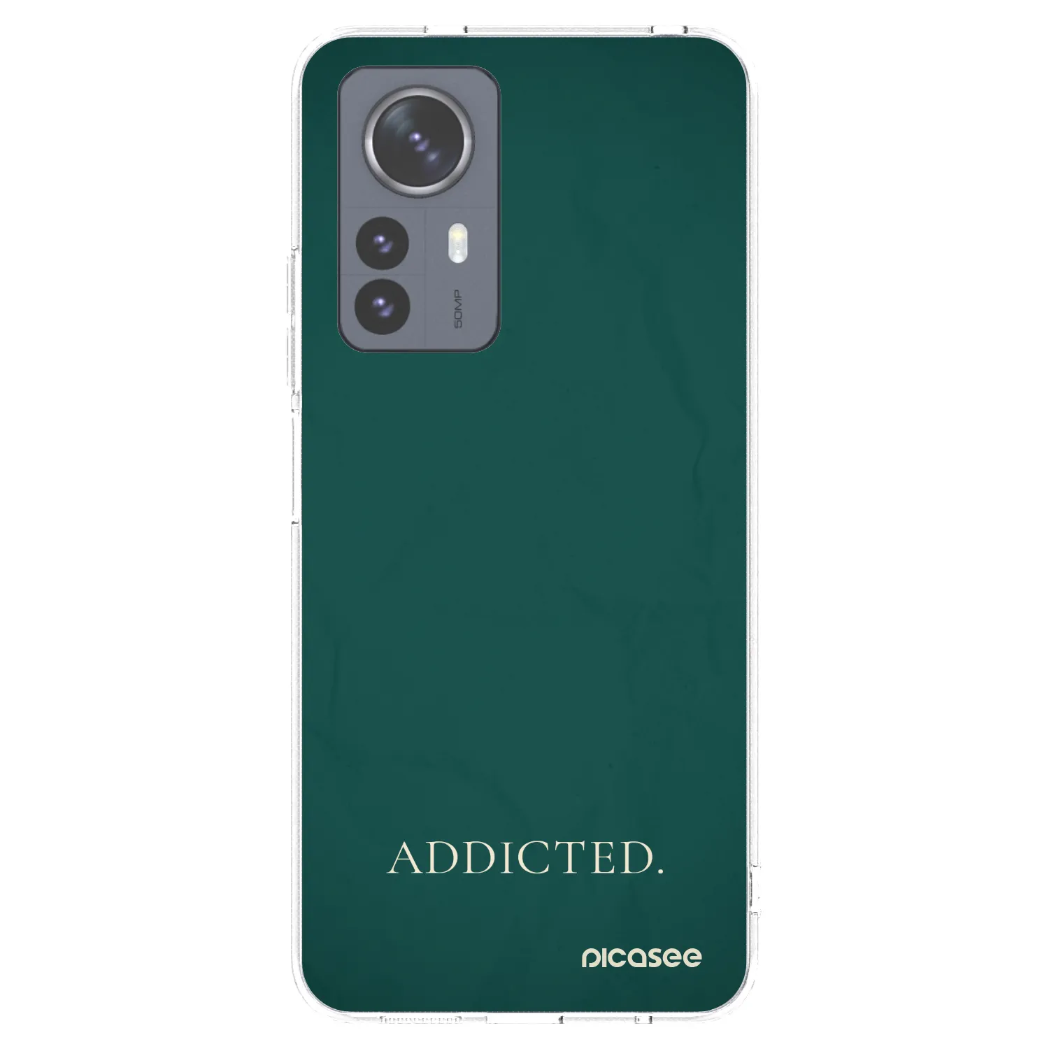 Picasee silikonska prozirna maskica za Xiaomi 12 Pro - Addicted