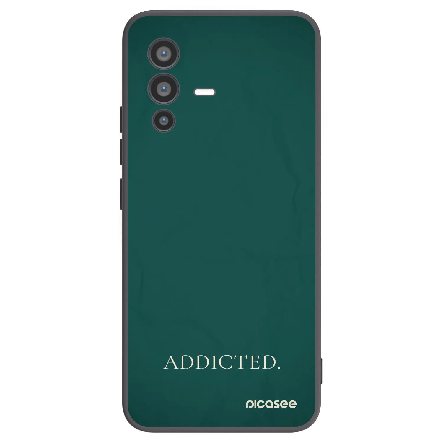 Picasee crna silikonska maskica za Vivo V23 5G - Addicted