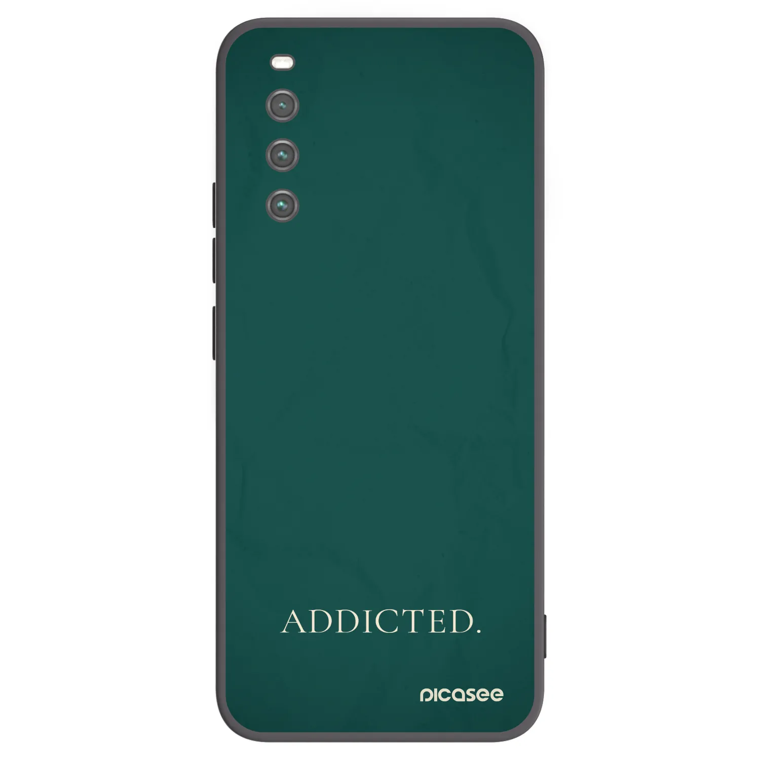 Picasee crna silikonska maskica za Sony Xperia 10 IV 5G - Addicted