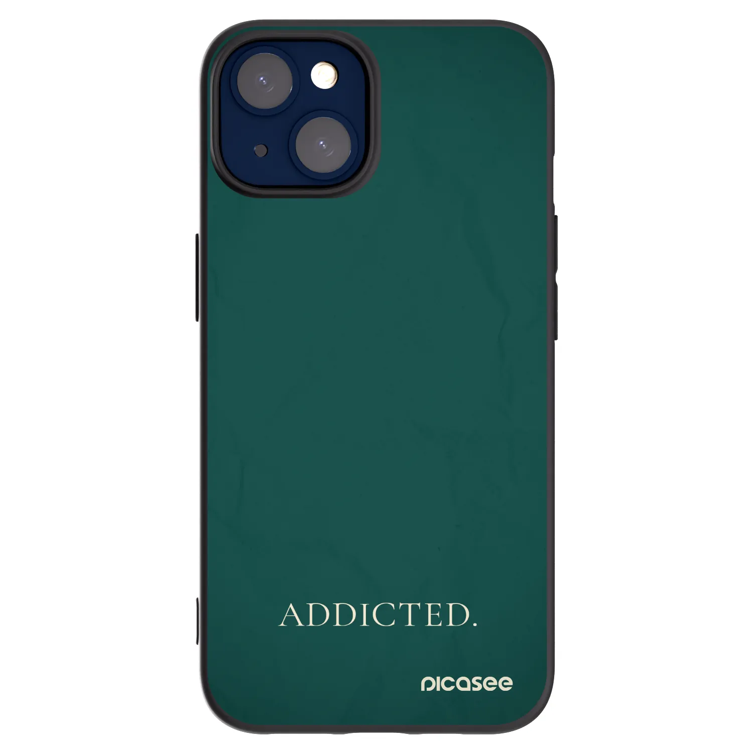 Picasee crna silikonska maskica za Apple iPhone 14 - Addicted