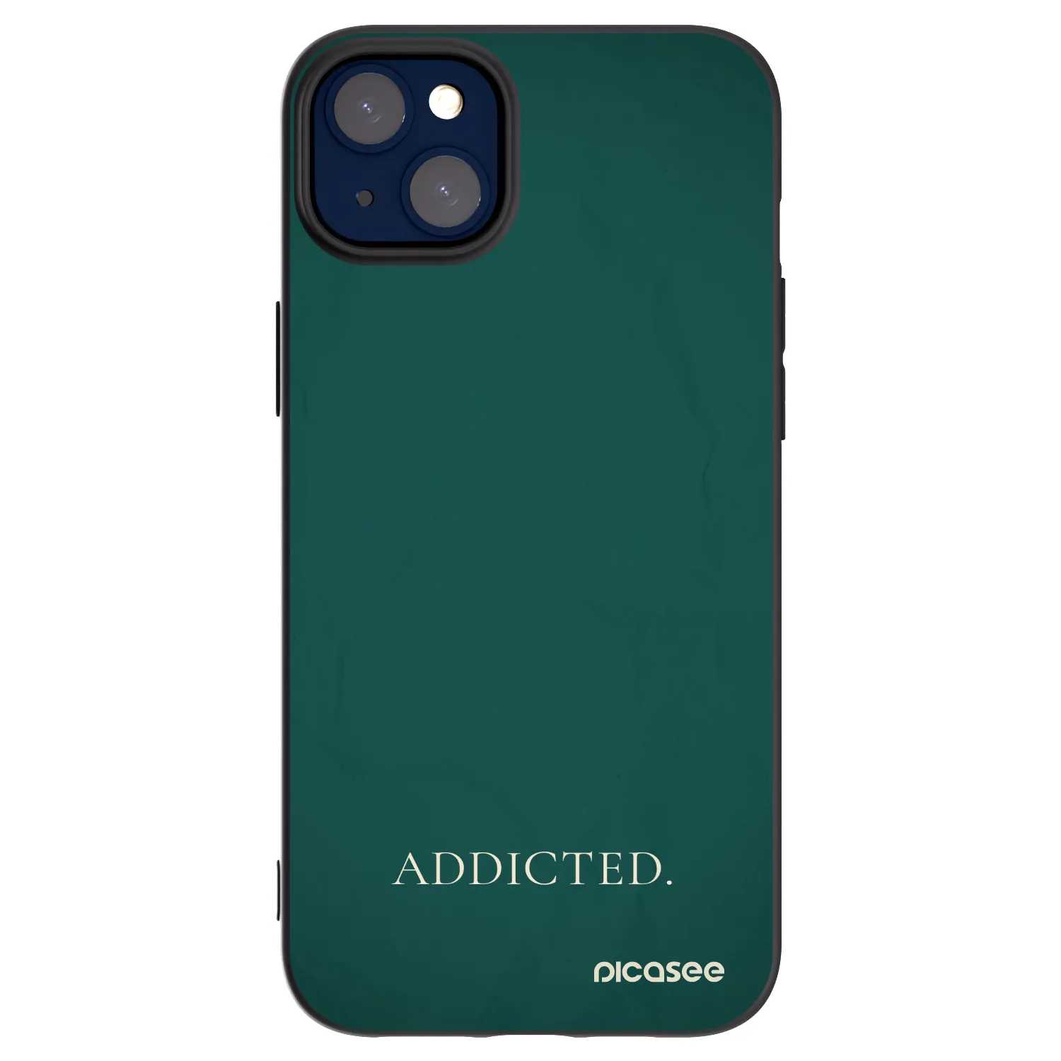 Picasee crna silikonska maskica za Apple iPhone 14 Plus - Addicted