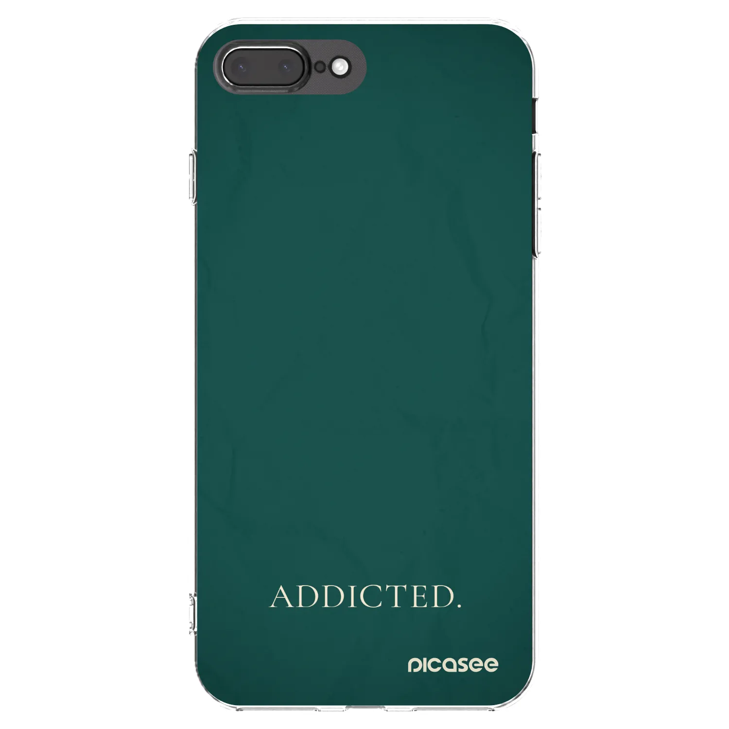 Picasee silikonska prozirna maskica za Apple iPhone 8 Plus - Addicted
