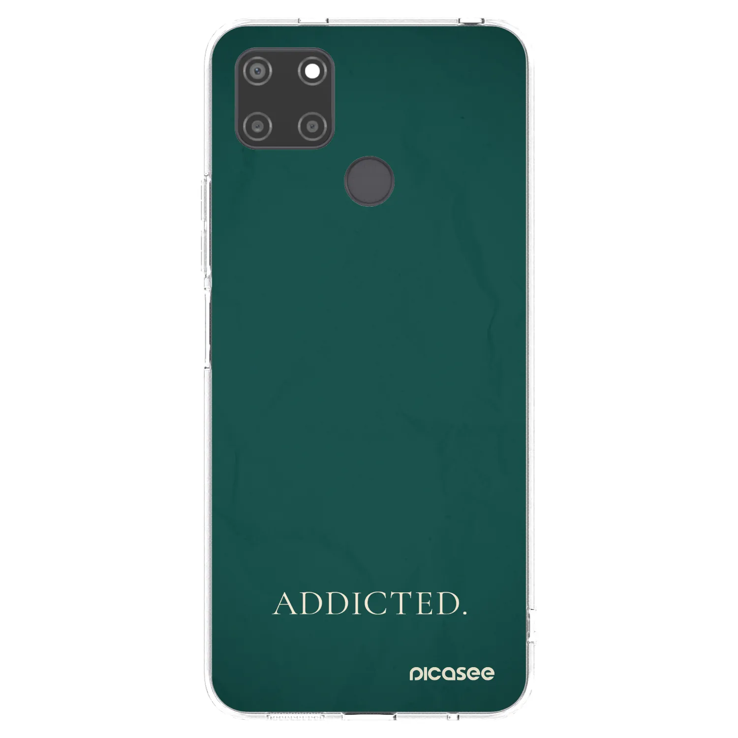 Picasee silikonska prozirna maskica za Realme C21Y - Addicted