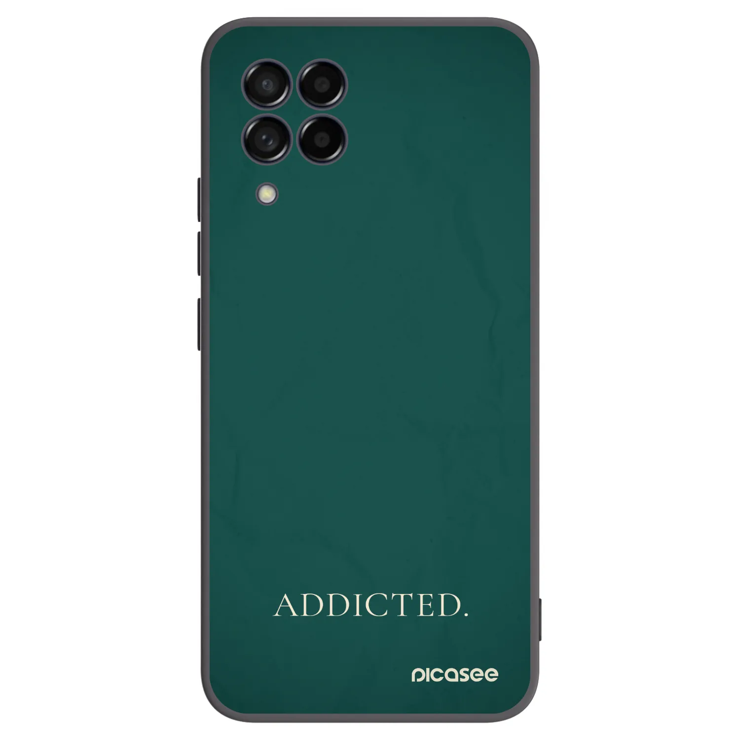 Picasee crna silikonska maskica za Samsung Galaxy M53 5G - Addicted