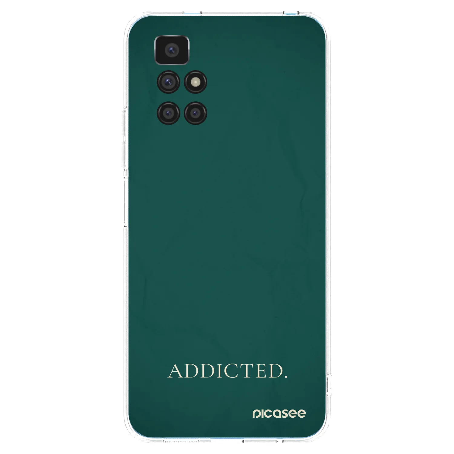 Picasee silikonska prozirna maskica za Xiaomi Redmi 10 (2022) - Addicted