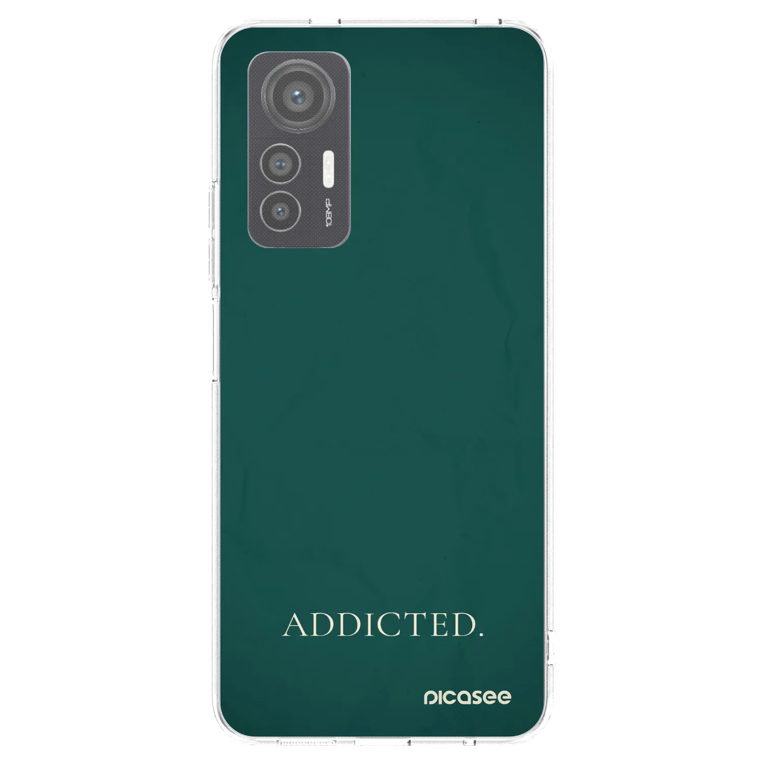 Picasee silikonska prozirna maskica za Xiaomi 12 Lite - Addicted