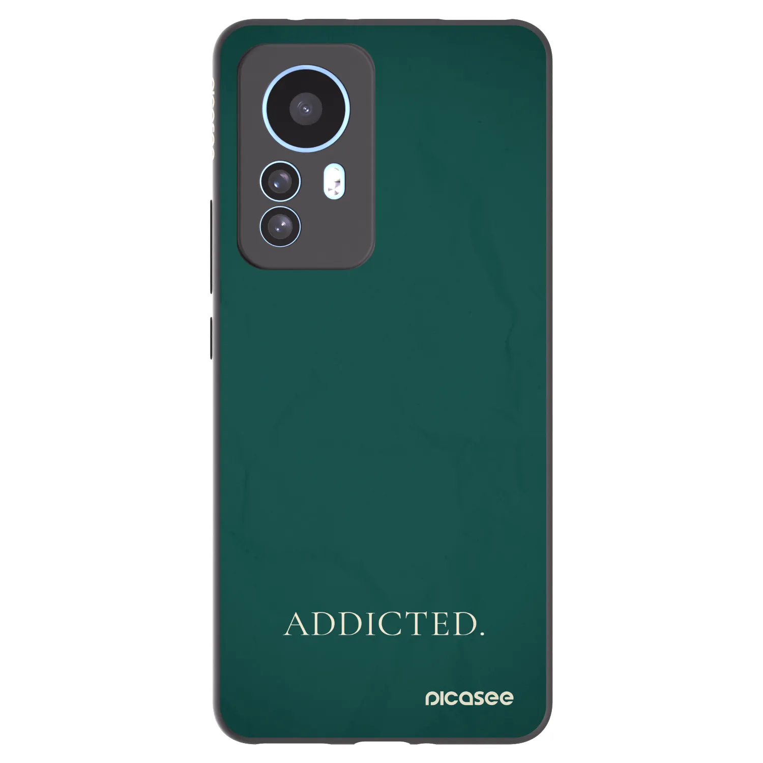 Picasee crna silikonska maskica za Xiaomi 12T Pro - Addicted